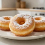 Délicieux donuts au sucre cuits à l'Airfryer, moelleux et dorés.